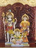 Shri Shiv-Parvati Dev and Shri Ganeshji